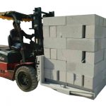 Гидравликалық Forklift бетон кірпіштері / блокты көтеретін қысқыш