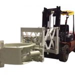 Forklift шиналарын өңдеу қондырғысы телескопиялық шина қысқыштары