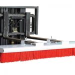 Шанышқы жүк автомобилі көше сыпырғышына қондырылған